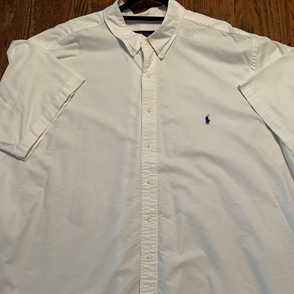 Versatile White Ralph Lauren 3XB men’s shirt